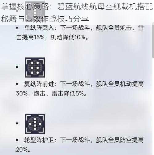 掌握核心策略：碧蓝航线航母空舰载机搭配秘籍与高效作战技巧分享